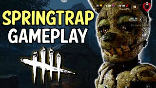 Playing As Springtrap In Dead By Daylight  Five Nights At Freddys Killer [upl. by Horatius]