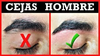 como DEPILAR las CEJAS en un HOMBRE  cejas PERFECTAS para HOMBRE [upl. by Uhn]