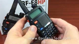 Baofeng BFF8HP  Review New Features  Part 1 [upl. by Zindman854]