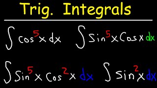 Trigonometric Integrals [upl. by Tabor]