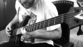 Lethargica Live From Alive  Meshuggah Bass Cover [upl. by Zullo]