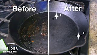 How To Clean A Cast Iron Skillet [upl. by Atteloiv]