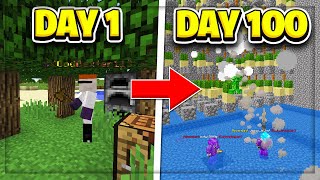 Surviving 100 Days Of Minecraft Factions 118 [upl. by Aretina]