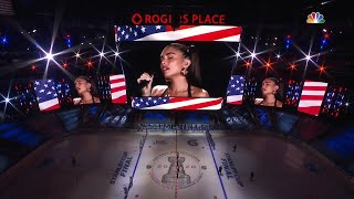 Madison Beer sings the United States national anthem prior to Game 1 of the Stanley Cup Final [upl. by Akaya521]