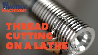 THREAD CUTTING on a LATHE [upl. by Tompkins]