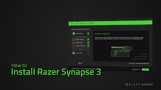 How to install Razer Synapse 3 [upl. by Elatsyrk]