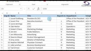 Create Organization Chart in Visio 2010 from Excel Spreadhsheet [upl. by Enirehtahc243]