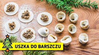 Uszka z grzybami 🎄 do barszczu wigilijnego ✨ [upl. by Batruk]