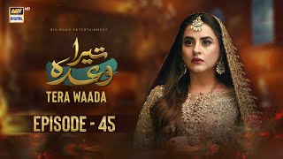 Tera Waada Episode 45  16 February 2024 English Subtitles ARY Digital [upl. by Eiramacissej453]