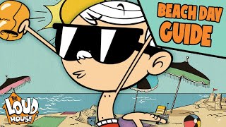 The Loud House Beach Day Interactive Guide 🏖  The Loud House [upl. by Ymmor]