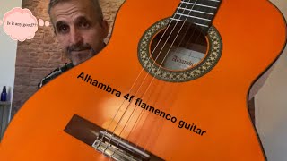 Alhambra 4f flamenco guitar [upl. by Aicul]