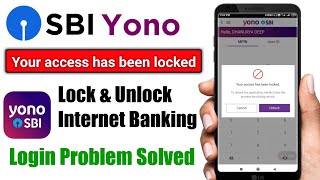 How to Lock amp Unlock SBI Internet Banking Through Yono SBI  LockUnlock SBI Internet Banking Online [upl. by Arde348]