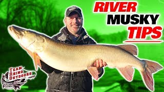 Musky Fishing Basics  River Musky Tips [upl. by Ardnazxela]