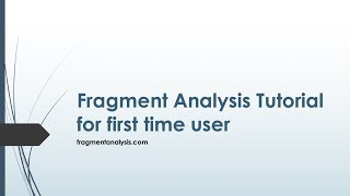 FA02 Software Tutorial Fragment Analysis for CE solutions for Peak Scanner and GeneMapper [upl. by Bigot]