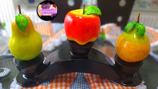 Diy frutero con botellas de plástico y material reciclado en falsa cerámica Moldes Gratis  GdC [upl. by Carie]