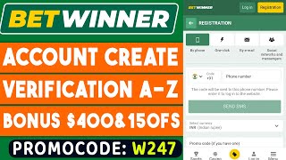 Betwinner account opening  Betwinner registration  betwinner review [upl. by Odnanref]