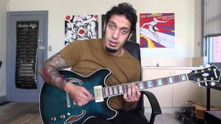 How to play Minor Swing by Django Reinhardt Guitar Solo Lesson wtabs [upl. by Nomyar624]