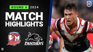 NRL 2024  Roosters v Panthers  Match Highlights [upl. by Alel]