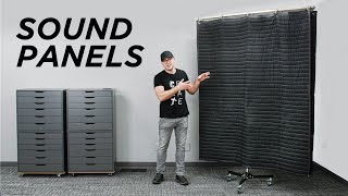 GIANT DIY Sound Blanket Panels For Better Audio and Lighting [upl. by Laro]