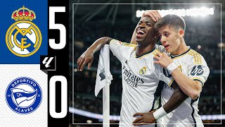 Real Madrid 50 Alavés  HIGHLIGHTS  LaLiga 202324 [upl. by Markowitz144]