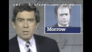 Vic Morrow News Report of His Death  July 23 1982 [upl. by Lemuela]