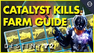 THE FASTEST WAY Destiny 2 Catalyst Kills Farm Guide [upl. by Nnadroj638]