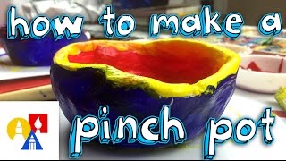 How To Make A Pinch Pot For Kids [upl. by Llecrad]