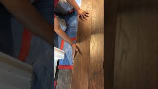 Laminate floor installation [upl. by Elocen]