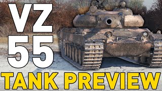 Vz 55  Tank Preview  World of Tanks [upl. by Ochs]