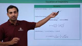 Class 11th – Equation of Trajectory of Projectile  Motion in a Plane  Tutorials Point [upl. by Atte237]