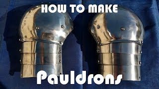 How to Make Pauldrons  Tutorial [upl. by Hitchcock276]