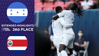 Honduras vs Costa Rica Extended Highlights  3rd Place Match  CBS Sports Golazo [upl. by Mirella]