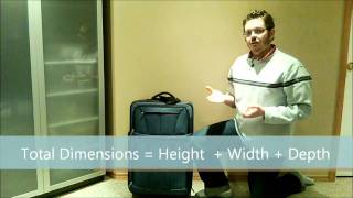 How to Work Out Your Luggage Dimensions [upl. by Llednew704]