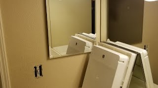 How To Install A 24 Inch Recessed Medicine Cabinet Easy [upl. by Yun178]