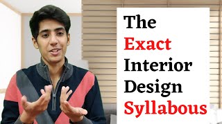 The Exact Interior Design Syllabus [upl. by Roselani]