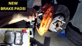 Changing Brembo Brake Pads on Camaro SS [upl. by Alfeus183]