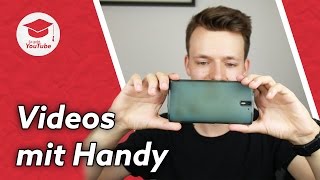 YouTube Videos komplett auf dem HandySmartphone drehen So gehts [upl. by Vito]