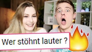 WER STÖHNT LAUTER 😏😂  Beziehungs FAQ [upl. by Qooraf]