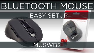 Bluetooth Mouse Easy Setup  MUSWB2  GEMBIRD [upl. by Warga713]