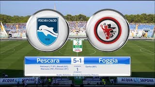 PESCARA  FOGGIA 51 gli highlights [upl. by Ahsiym482]