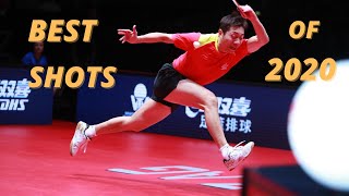 Best Table Tennis Shots of 2020 [upl. by Tubb]