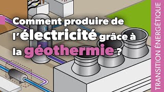 Comment produire de l’électricité grâce à la géothermie [upl. by Oilicec]