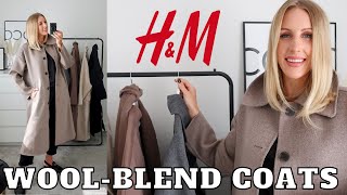 HampM WoolBlend Coat Haul  Grey Beige amp Black Wool Coats For AutumnFall 2020  Charlotte Buttrick [upl. by Richers]