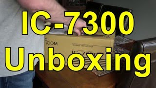 Icom IC 7300 Unboxing [upl. by Atnaloj946]