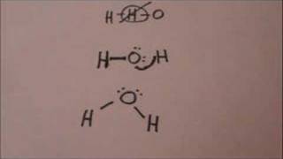 Lewis Structures 2 Water and Ammonia [upl. by Nymzaj]