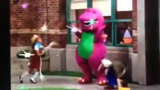 Barney comes to life Barney I love you Its a Happy Days version [upl. by Ardnala219]