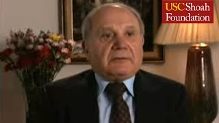 Auschwitz II Birkenau Sonderkommando Testimony Clips  USC Shoah Foundation [upl. by Eilloh]