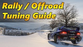 Forza Horizon 4 Rally  Offroad Guide  How to Tune and Drive [upl. by Pirri222]