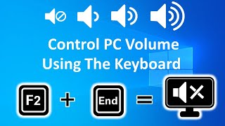 how to control volume from keyboard windows 10 [upl. by Alysia]