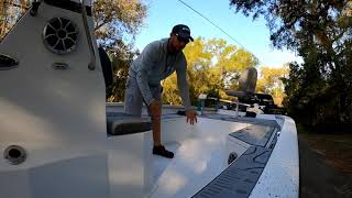 2021 Xpress Hyper Lift H24 Bay Boat Ryans Brand New Boat Review and walkaround [upl. by Nelyag]